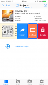 site_report_pro_archive_project_list_menu_archive